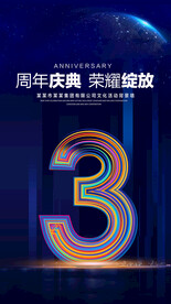 3周年