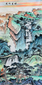 工笔山水画