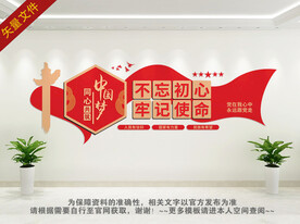 不忘初心文化墙