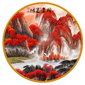 圆形国画