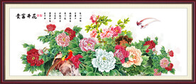 国色天香牡丹画