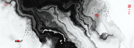 玄关水墨画