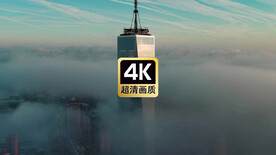 矗立在云海中的摩天大楼