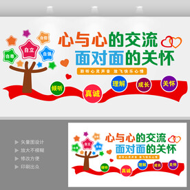 心与心的交流面对面的关怀