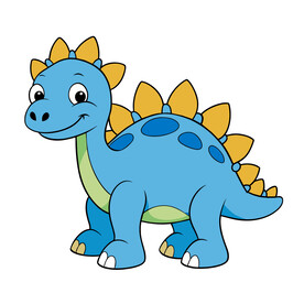 矢量动物原始动物恐龙甲龙