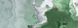 绿色生态水墨装饰画