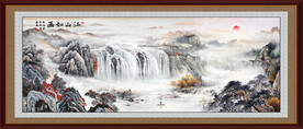 国画客厅山水画