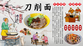 刀削面背景墙