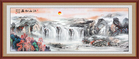 大厅山水画