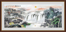 中堂山水画