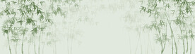 新中式水墨竹子背景墙