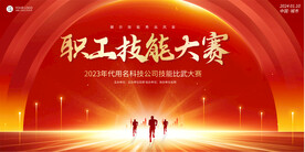 职工技能大赛展板