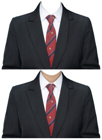 女西装证件照衣服素材