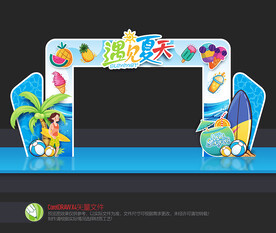 夏季拱门
