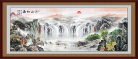 大厅山水画