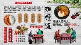 咖喱饭背景墙