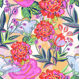 手绘花