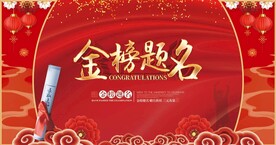 金榜题名背景