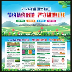 全国土地日宣传栏