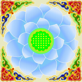 莲花吊顶