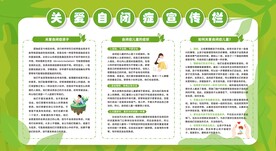 自闭症展板