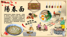 阳春面背景墙