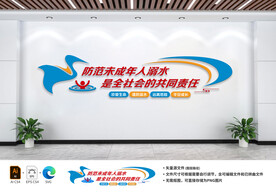 防溺水文化墙