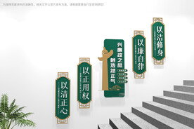 廉政楼梯文化墙