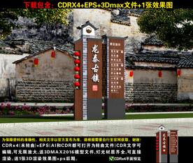 景区指示牌