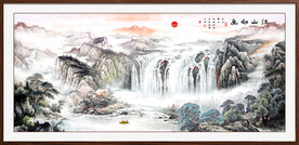 国画山水画