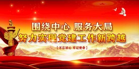 党建背景展板 