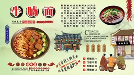 牛腩面背景墙