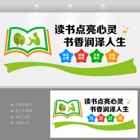 读书学习文化墙