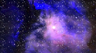 紫色 星空