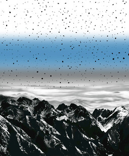 山脉星空