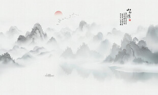 新中式写意山水画