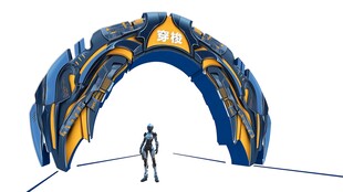 造型门