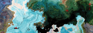 水墨山河
