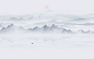 新中式山水画