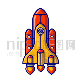 可爱火箭宇宙飞宇