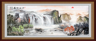 客厅山水画