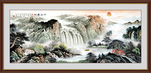 办公室山水画