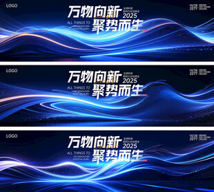 发布会峰会年会kv