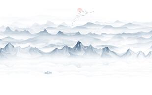 禅意水墨山水