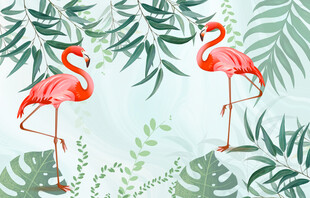 热带雨林背景墙