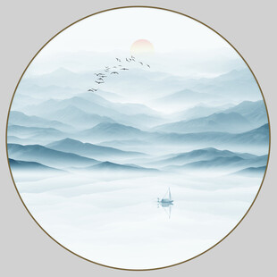 意境水墨山水