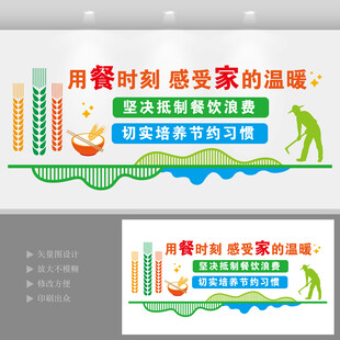 食堂餐厅文化墙