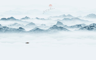 水墨山水画