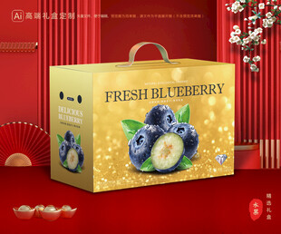 蓝莓包装 水果礼盒