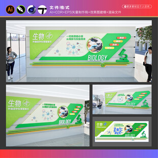 物理生物化学文化墙